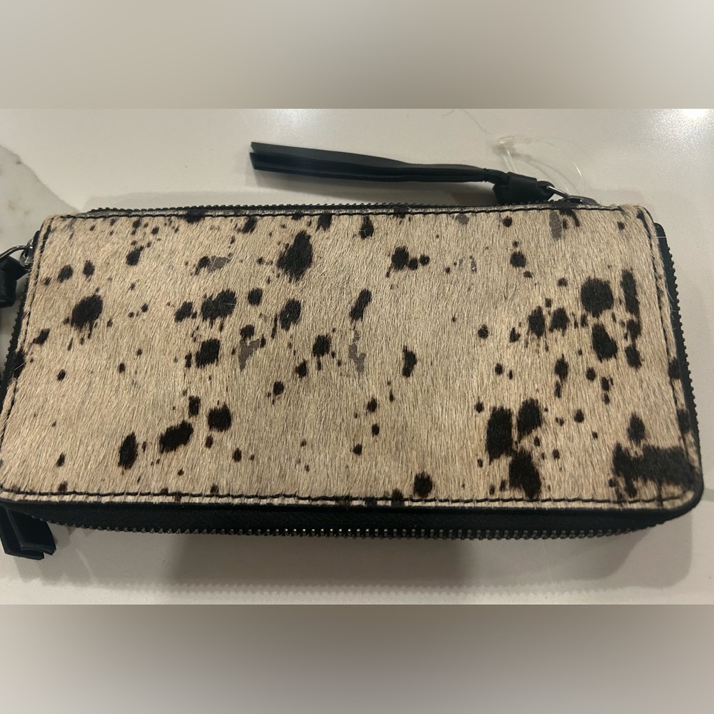Free People Cowhide + Leather Wallet - Picture 2 of 6